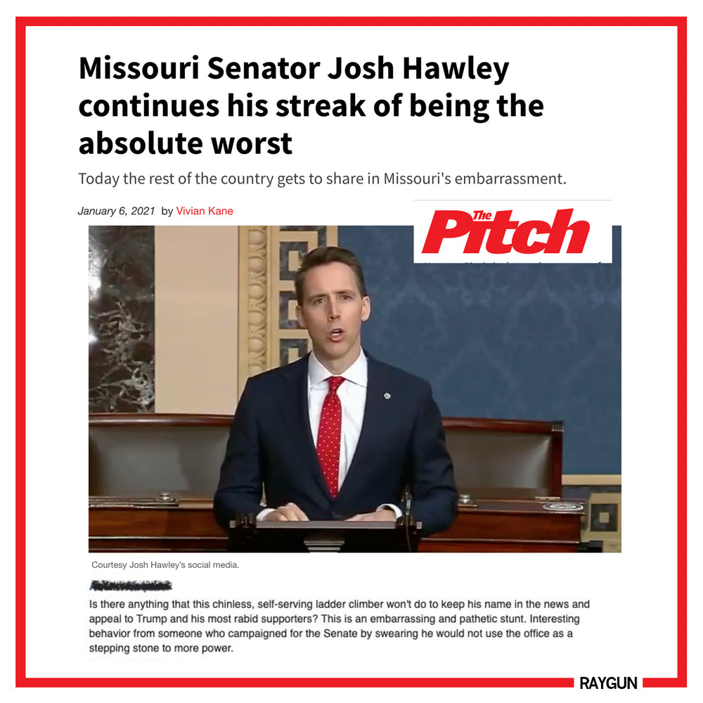 Sorry About Josh Hawley