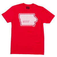 Love is Love Iowa Raygun T-Shirt Standard Unisex