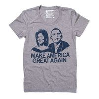Make America Great Again Raygun T-Shirt snug womens
