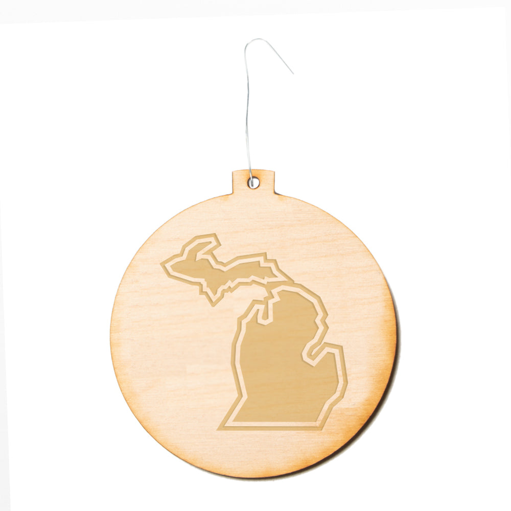 Michigan Outline Ornament