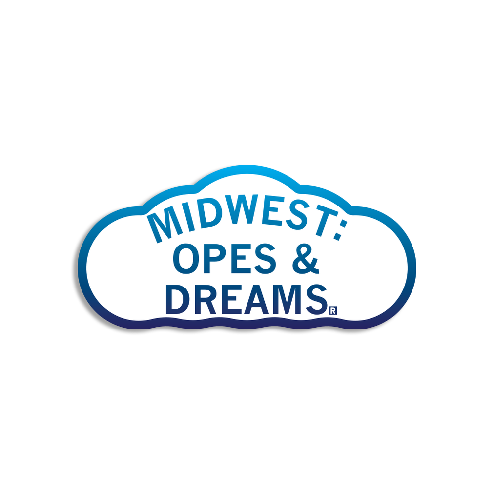 The Midwest: the Region of Opes and Dreams Sticker