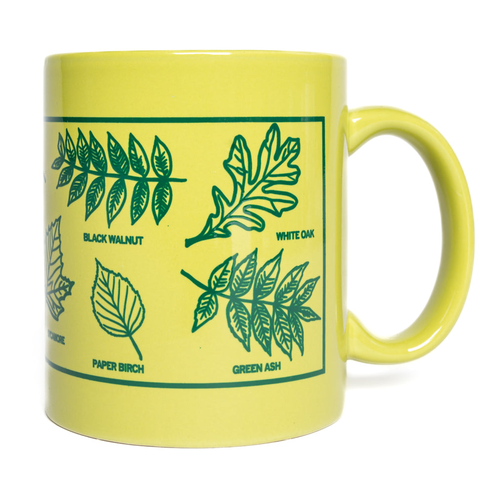 Midwestern Leaves Mug - Green