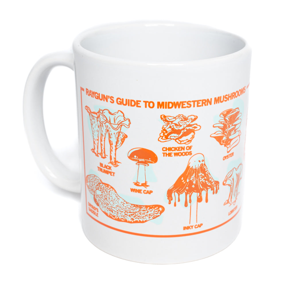 Midwestern Mushrooms Mug - White
