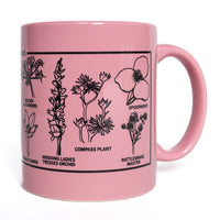 Midwestern Prairie Flowers Mug - Pink