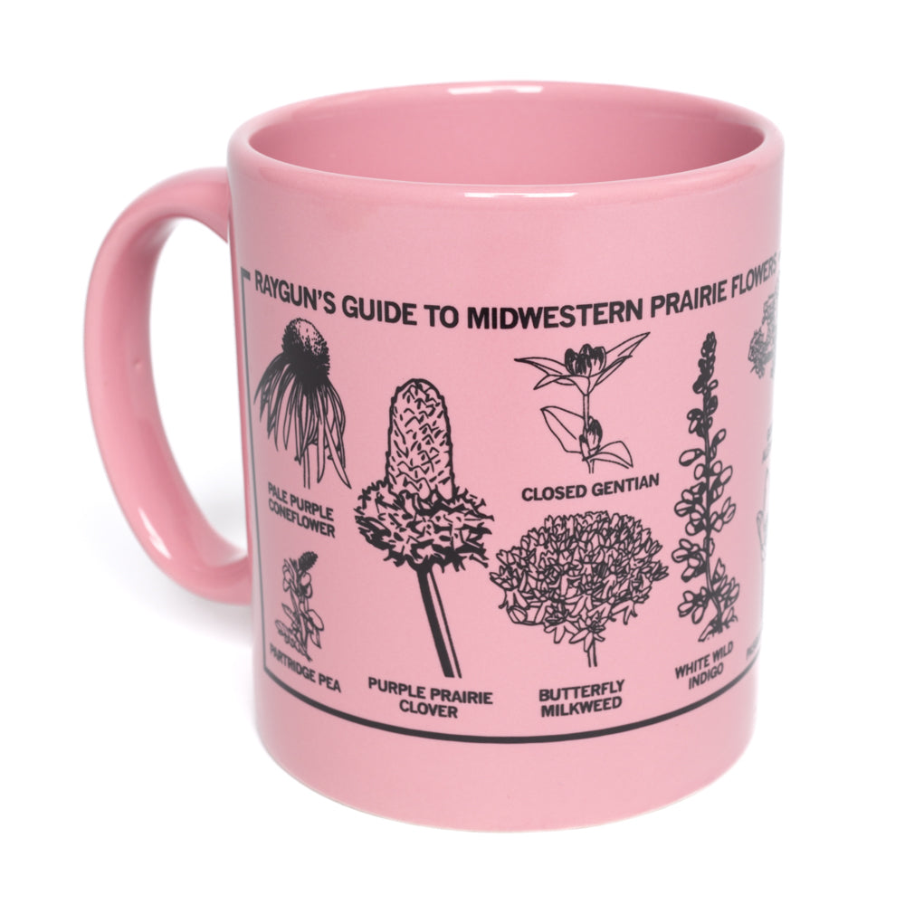 Midwestern Prairie Flowers Mug - Pink