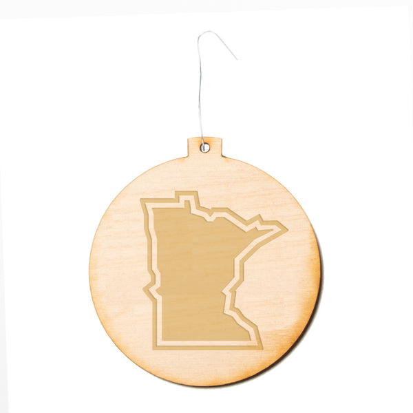 Minnesota Outline Ornament