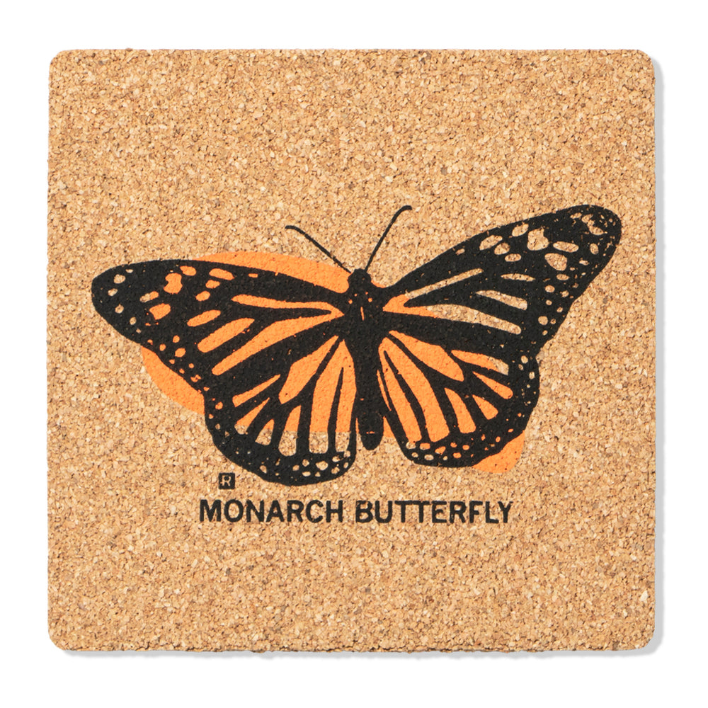 Monarch Butterfly Midwestern Pollinators Pollinator Midwest Nature Environment Insects Butterflies Cork Coaster Raygun