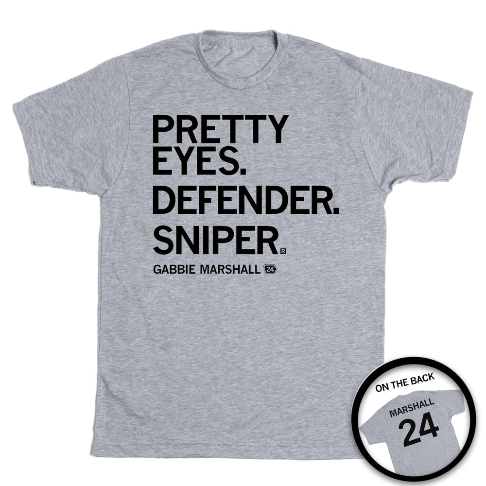 Gabbie Marshall Pretty Eyes Quote T-Shirt