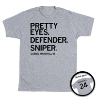 Gabbie Marshall Pretty Eyes Quote T-Shirt