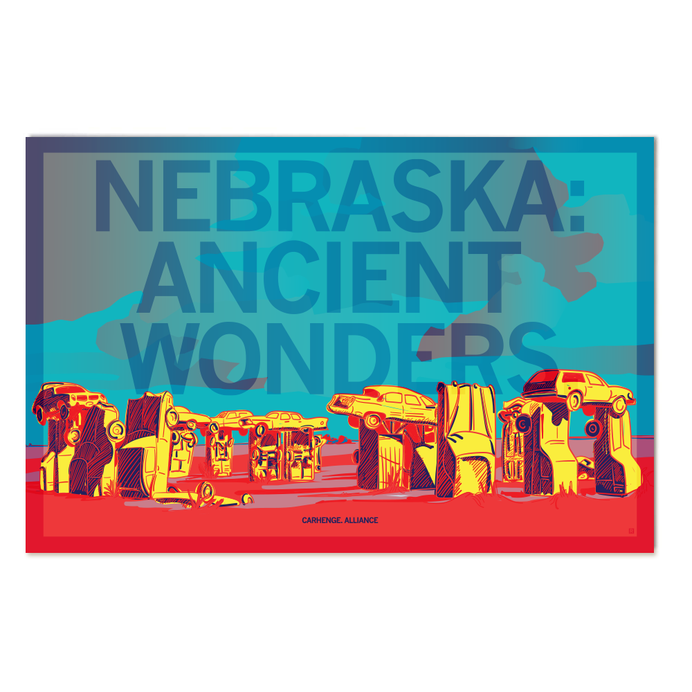 Nebraska Carhenge Poster