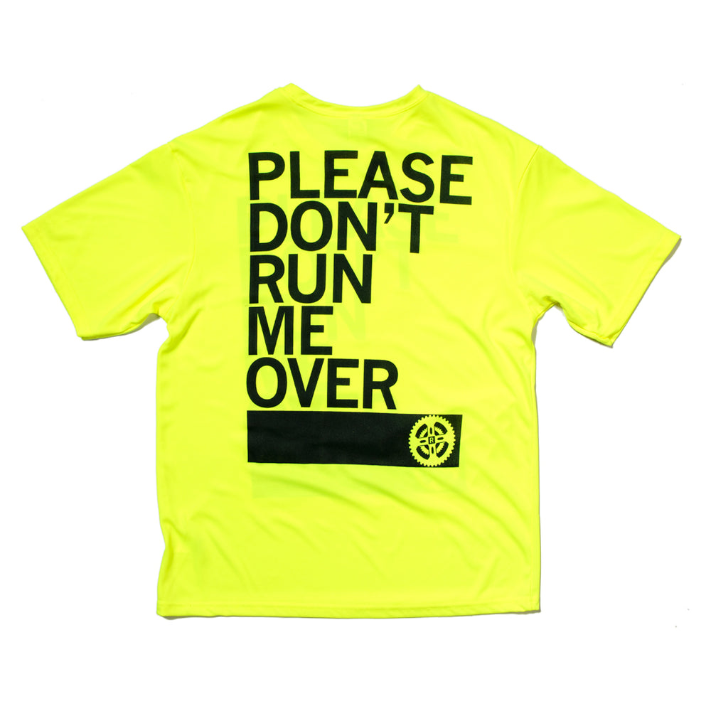 Please Don't Run Me Over Cyclist T-Shirt Standard Unisex back