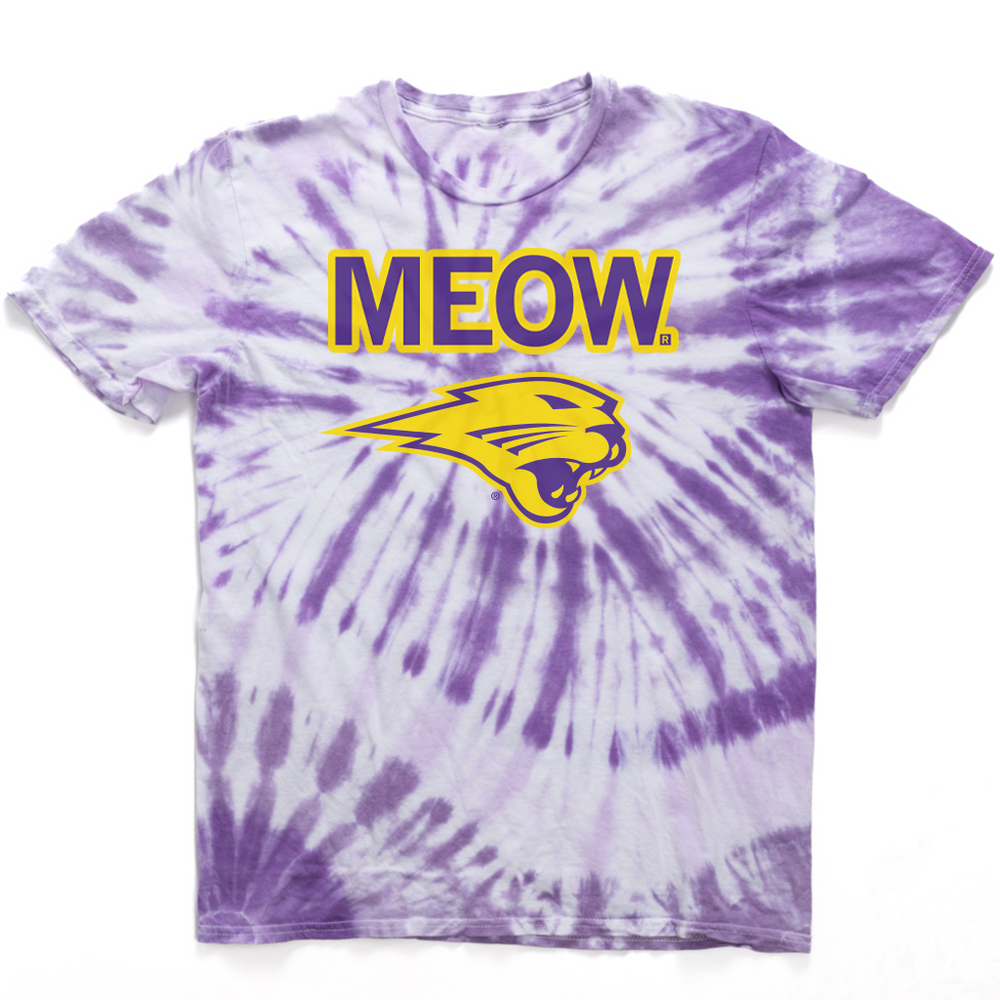 Panthers Meow Tie Dye UNI Shirt