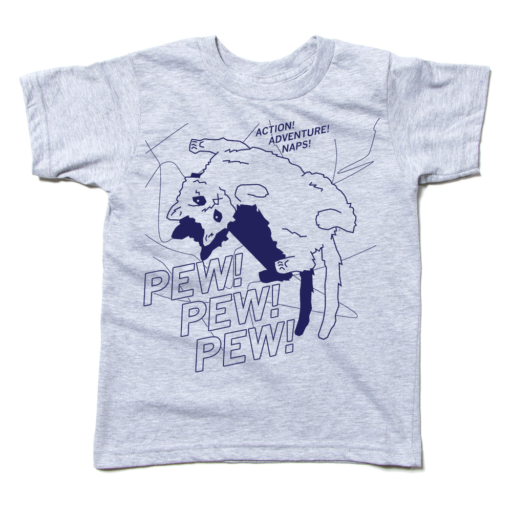 Playful Cat Napping Youth T-Shirt