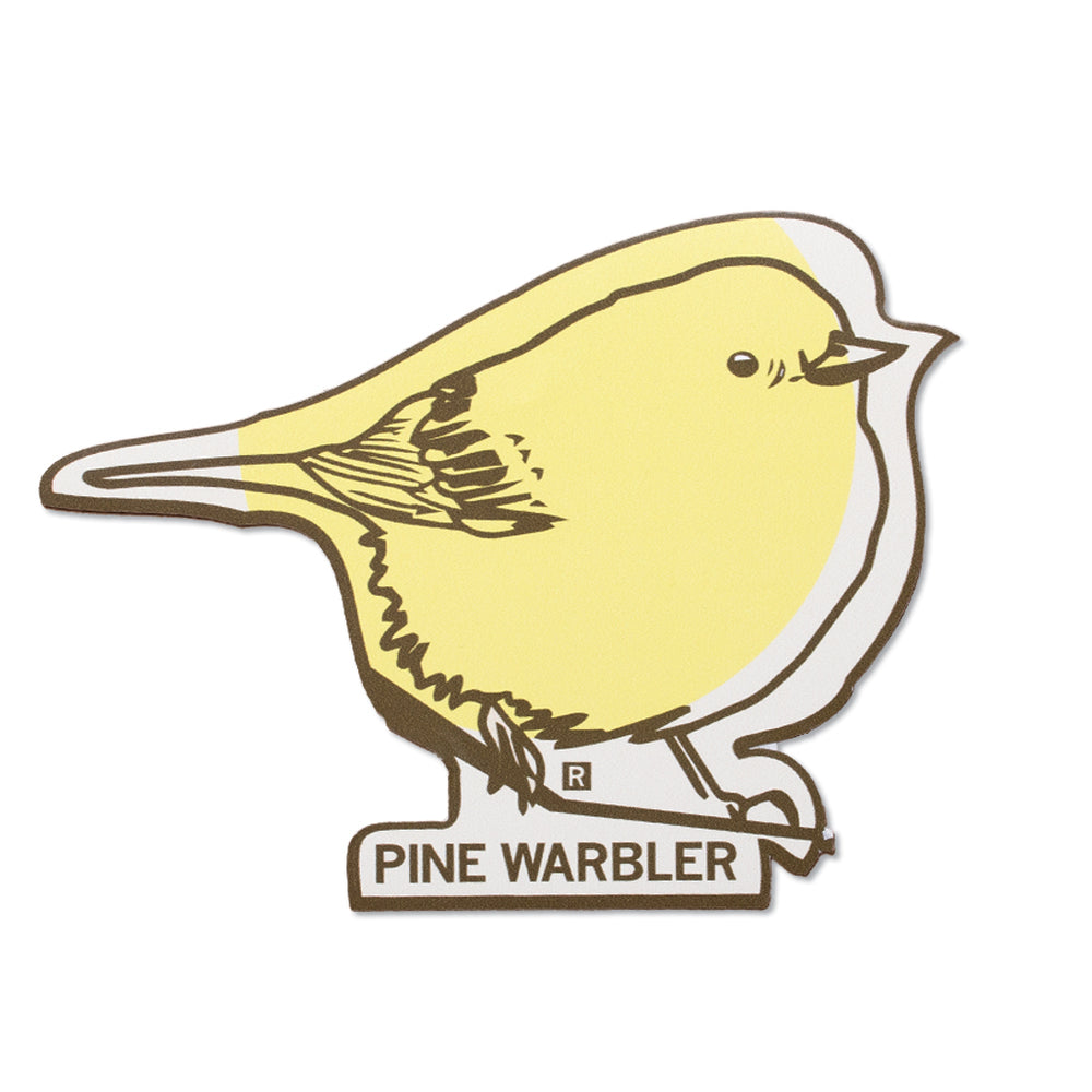 Pine Warbler Midwest Bird Sticker