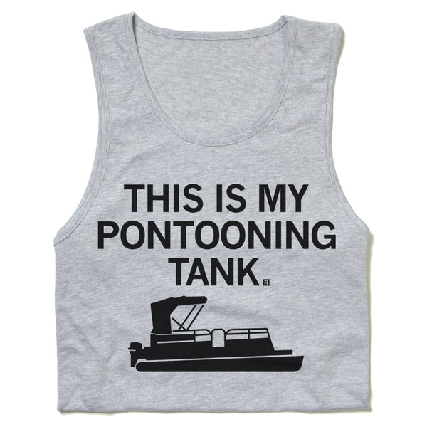 This Is My Pontooning Tank Top Raygun Lake