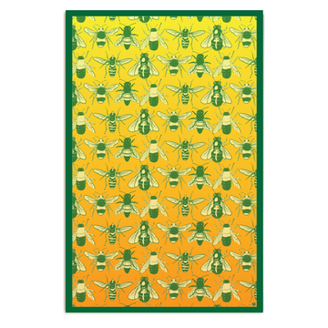 Bee Repeating Pattern Poster