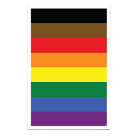 Vertical Pride Flag Poster
