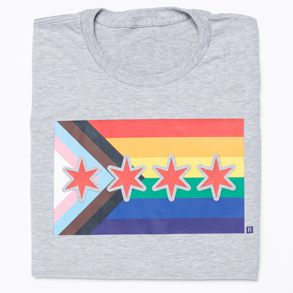 Chicago Progress Pride Flag Shirt