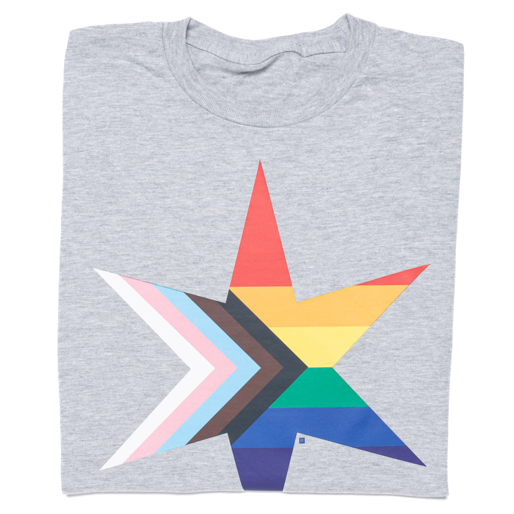 Chicago Star Progress Pride Flag Shirt