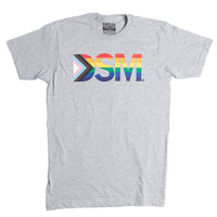 DSM Text Progress Pride Flag T-Shirt