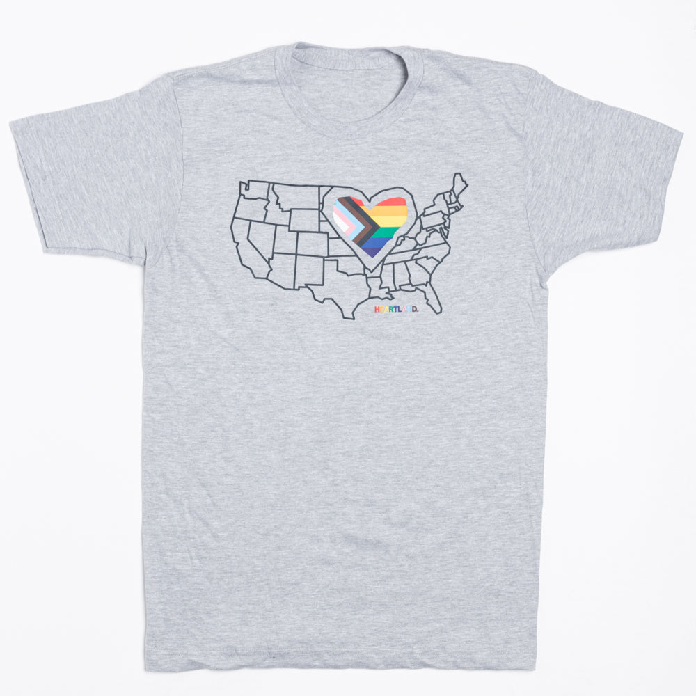 Heartland Progress Pride Flag T-Shirt