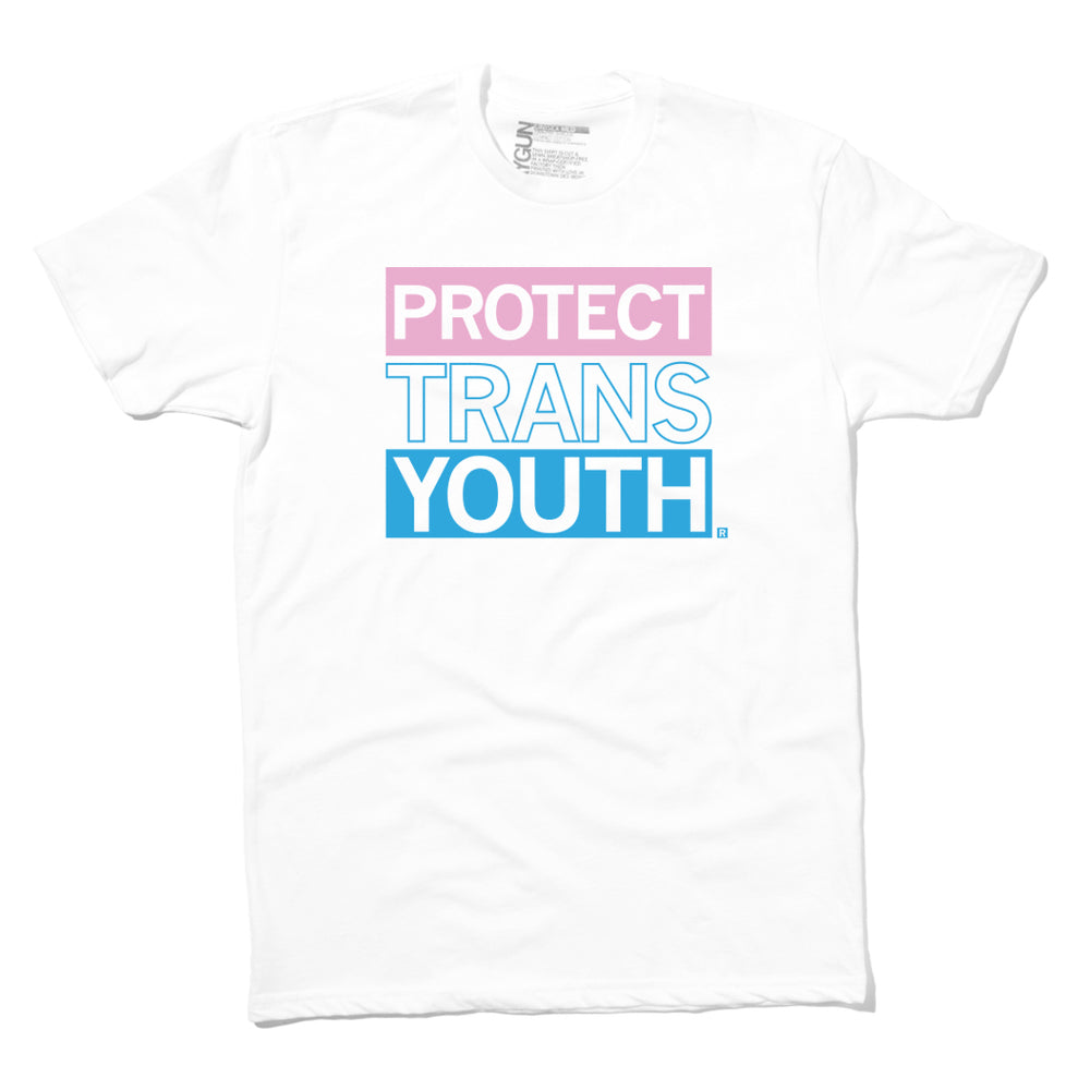 Protect Trans Youth Youths Transgender Cool Pink Bright Blue LGBTQ