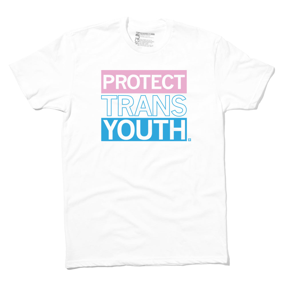 Protect Trans Youth Youths Transgender Cool Pink Bright Blue LGBTQ