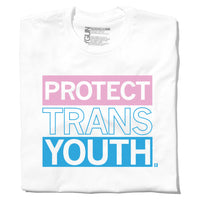 Protect Trans Youth Youths Transgender Cool Pink Bright Blue LGBTQ