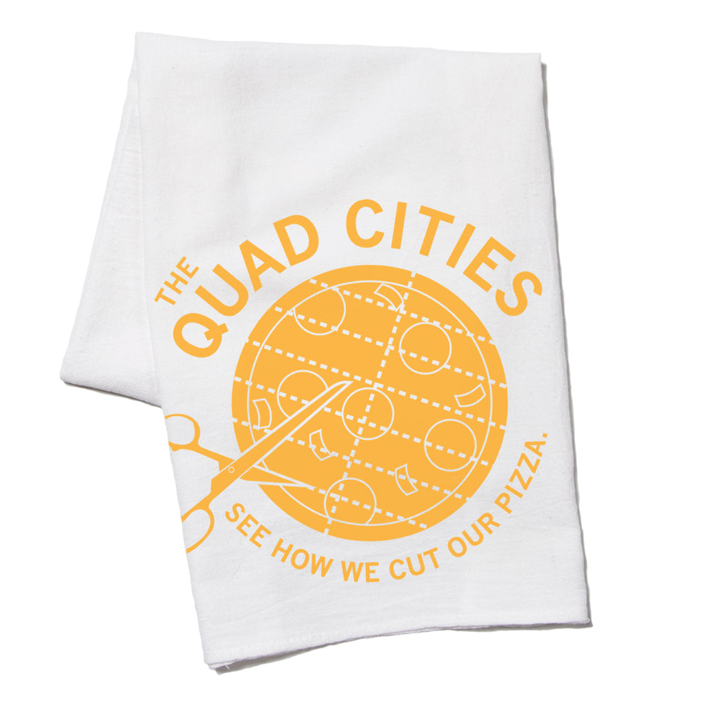 Quad Cities: See How We Cut Our Pizza Kitchen Towel