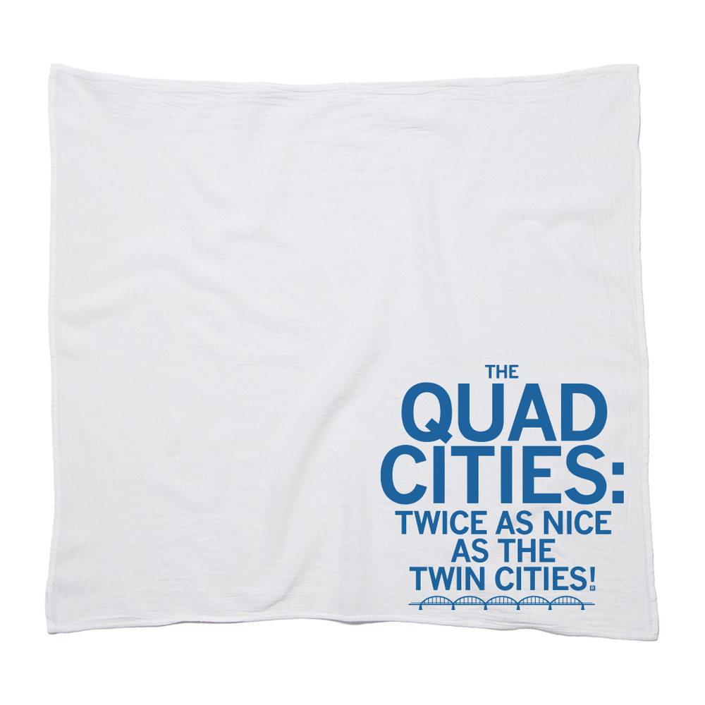 Quad Cities: Twice as Nice Bridge Kitchen Towel