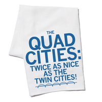 Quad Cities: Twice as Nice Bridge Kitchen Towel