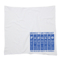 Midwest 7 Day Forecast Tea Towel