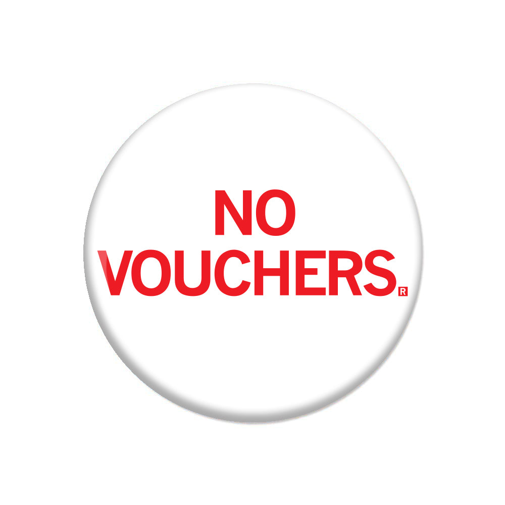 No Vouchers Button