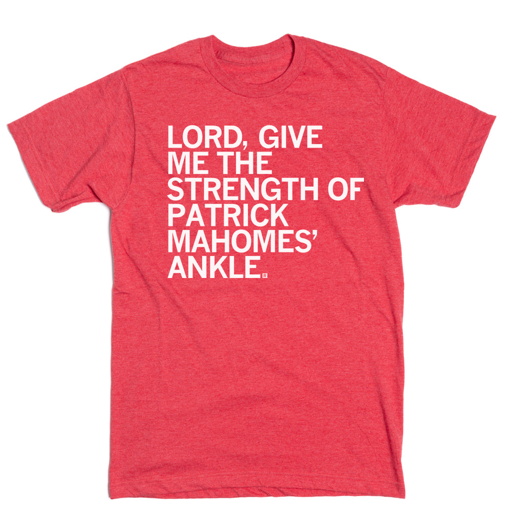 Strength of Patrick Mahomes Ankle