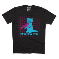 Neon Cat Mascot T-Shirt
