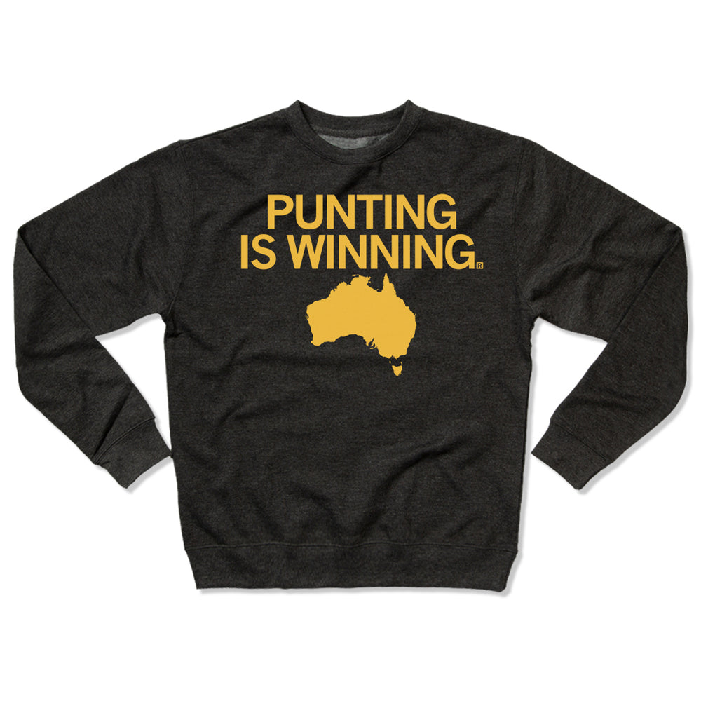 Punting Is Winning Tory Taylor Crew Sweatshirt
