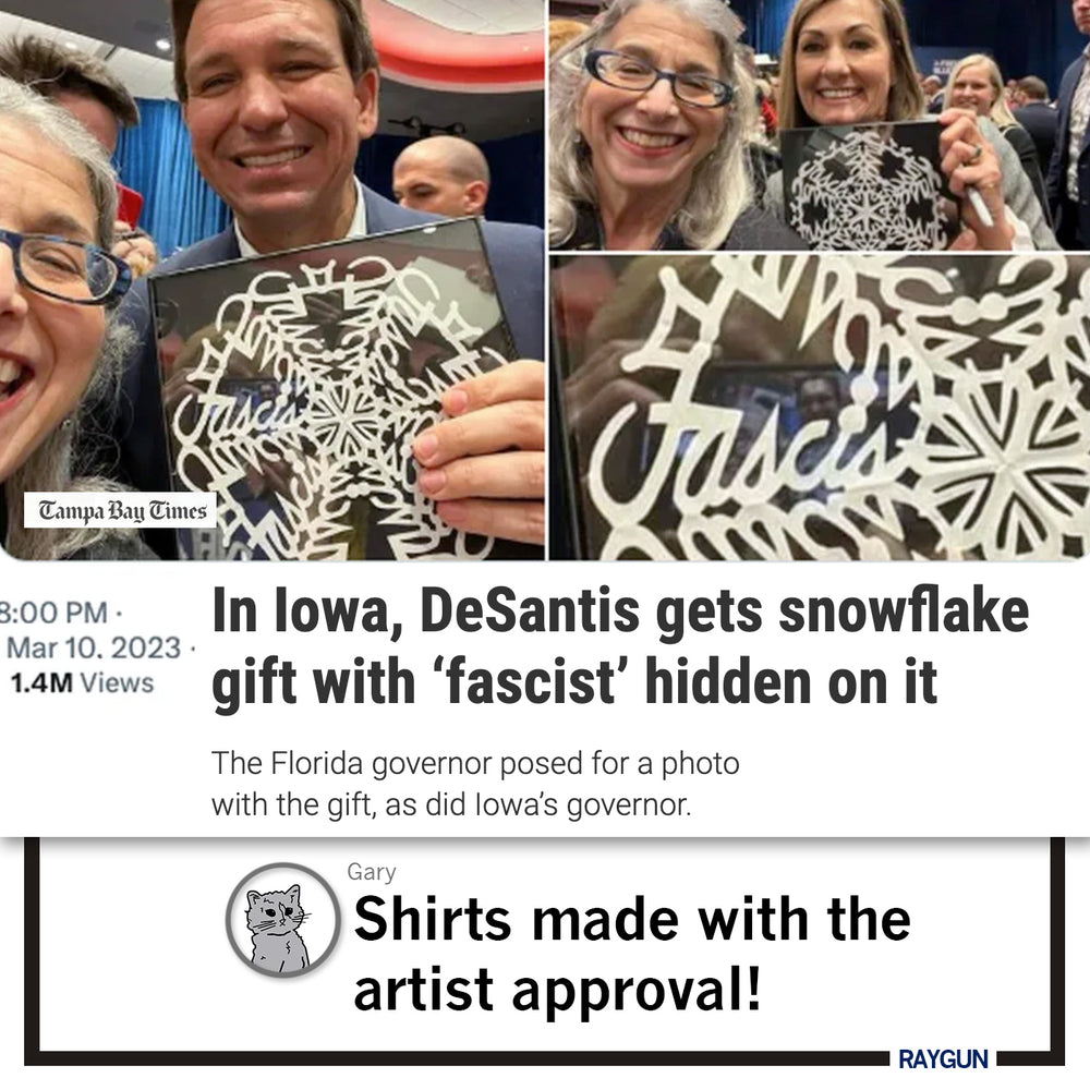 Fascist Snowflakes Stacked Text Logo