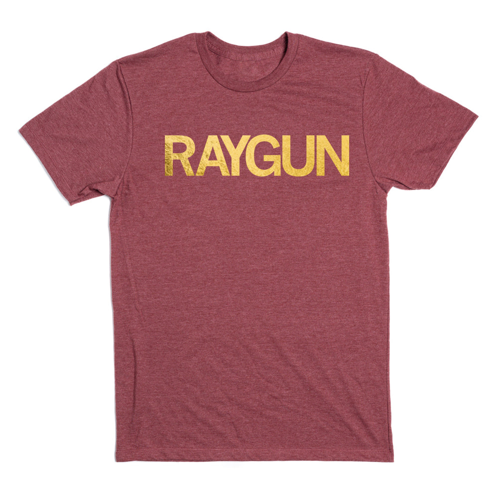 RAYGUN Text Logo Gold Foil T-Shirt