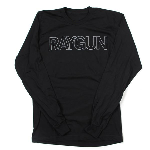 RAYGUN Text Logo Outline Long Sleeve T-Shirt Standard Unisex