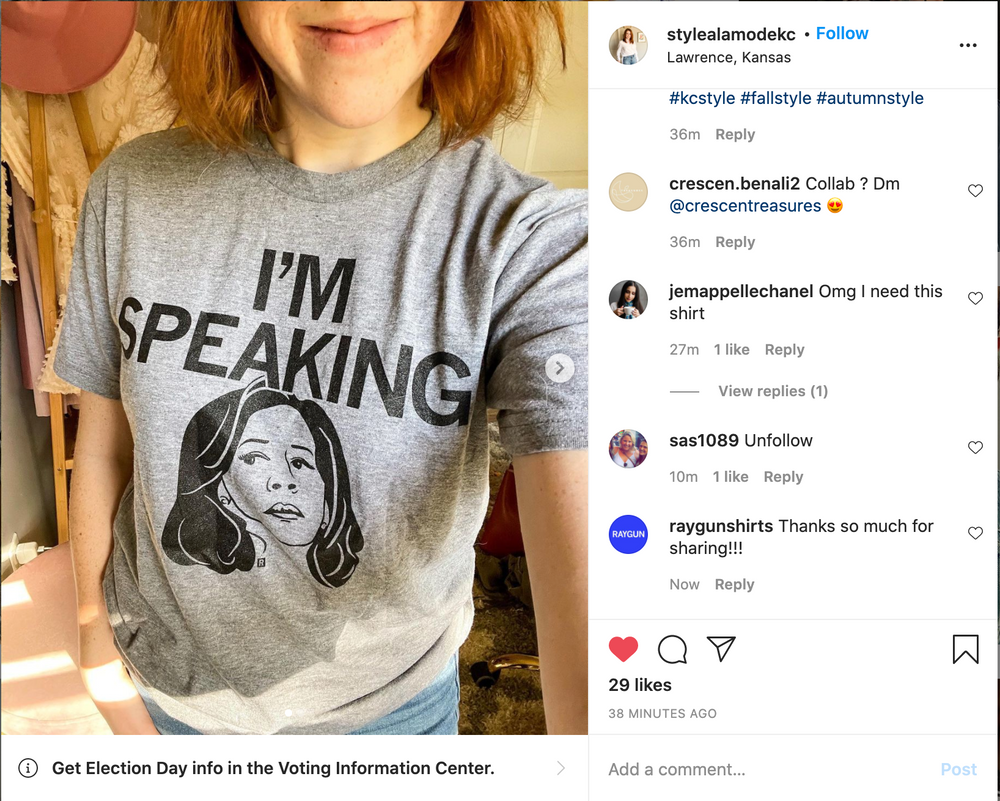 Kamala Harris: I'm Speaking Graphic (R)