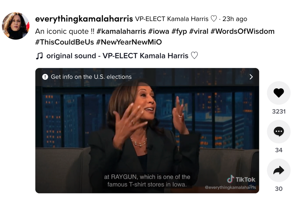 Kamala Harris: I'm Speaking Graphic (R)