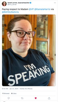 Kamala Harris: I'm Speaking Text (R)