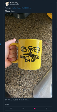 Don't Tread On Me Uterus Mug