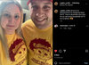 A man and a woman wear union made, yellow cat t-shirts featuring a graphic of a feline in a headband with the text PAWTRICK MEOWHOMES.