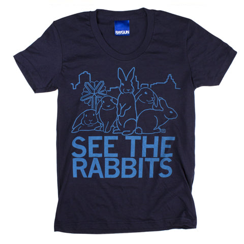 See The Rabbits Cedar Rapids Raygun T-Shirt Snug womens