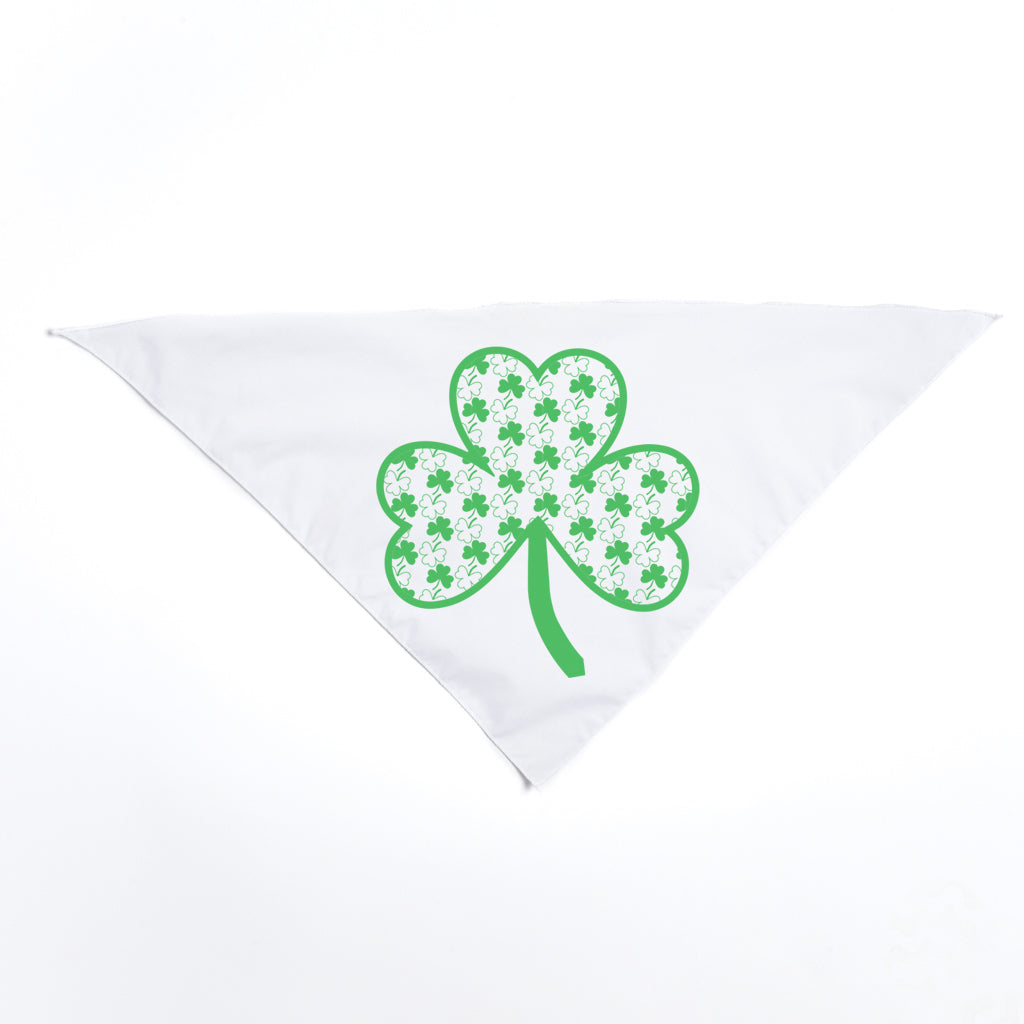 Shamrock Dog Bandana Green Clover Saint Partick's Day St. Patty's Day March Green Clover Celtic Pet Pets Canine Raygun