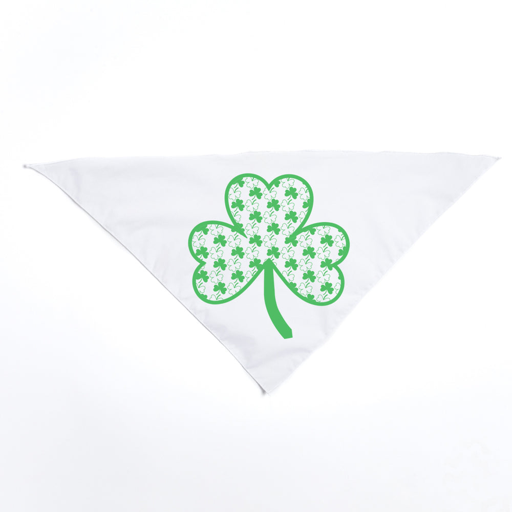 Shamrock Dog Bandana Green Clover Saint Partick's Day St. Patty's Day March Green Clover Celtic Pet Pets Canine Raygun