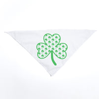Shamrock Dog Bandana Green Clover Saint Partick's Day St. Patty's Day March Green Clover Celtic Pet Pets Canine Raygun