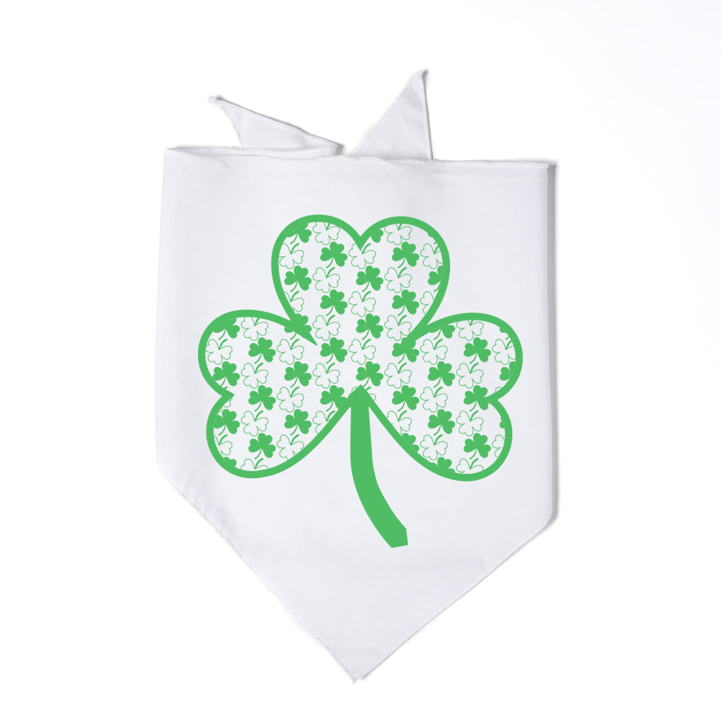 Shamrock Dog Bandana Green Clover Saint Partick's Day St. Patty's Day March Green Clover Celtic Pet Pets Canine Raygun
