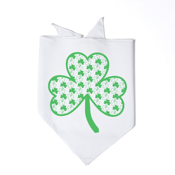 Shamrock Dog Bandana Green Clover Saint Partick's Day St. Patty's Day March Green Clover Celtic Pet Pets Canine Raygun